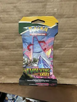 2021 POKEMON SWORD & SHIELD EVOLVING SKIES Sleeved booster pack - Image 1