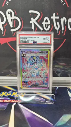 Pokemon 2025 Sylveon ex 212/187 SAR Terastal Fest ex Korean GEM MINT PSA 10 - Image 1
