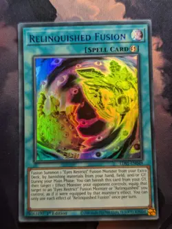 Relinquished Fusion - LDS1-EN049 - ANY COLOR - Ultra Rare - 1st Ed VLP - Image 1