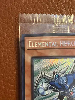 Yu-Gi-Oh Elemental HERO Stratos BLC1-EN003 Limited Edition Secret Rare NM SEALED - Image 2