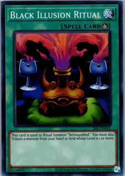 Yugioh Spell Ruler (25th Anniversary Edition) SRL-EN051 Black Illusion Ritual NM - Image 1