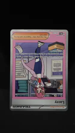 Pokemon TCG Trainer Lacey Prismatic Evolution Holo Card 175/131 Read Description - Image 2