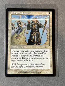 MTG Planar Collapse Urza's Legacy NM White Rare Magic Card - Image 1