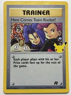 Here Comes Team Rocket! 15/82 Celebrations: Classic Collection Pokemon Card - Image 1