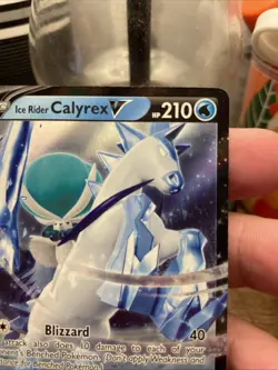 Ice Rider Calyrex v SWSH130 Sword & Shield Promo Card Holo NM! +Bonus FREESHIP! - Image 3