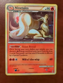 Ninetales - 17/95 (Call of Legends) - Deck Exclusives NONHOLO Pokemon Card 2011 - Image 4