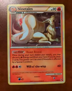 Ninetales - 17/95 (Call of Legends) - Deck Exclusives NONHOLO Pokemon Card 2011 - Image 5