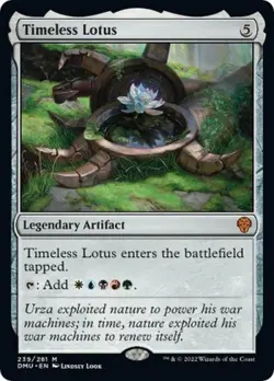 MTG English Timeless Lotus NM Foil Dominaria United - Image 1