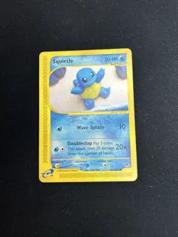 Pokemon Squirtle TCG Expedition Base Set Card 131/165 Regular Hp - Image 1