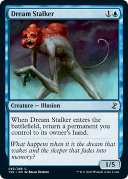 Dream Stalker FOIL Time Spiral Remastered NM Blue Common MAGIC MTG CARD ABUGames - Image 1