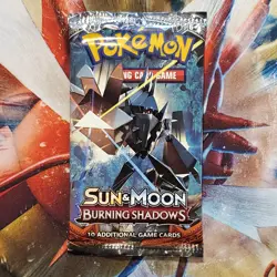S&M Burning Shadows Booster Pack - Pokemon Cards - New & Sealed - Lot #409 - Image 1