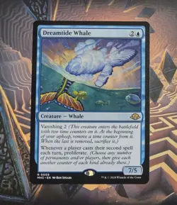 Dreamtide Whale Modern Horizons 3 Regular Card Magic The Gathering NM - Image 1