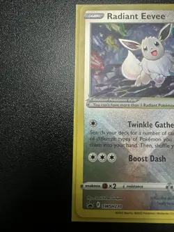 Radiant Eevee SWSH230 SWSH: Sword & Shield Promo Cards Holo - Image 3