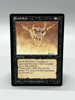 Jovial Evil Legends Magic the Gathering Card Rare, Near Mint/Lightly Played - Image 1