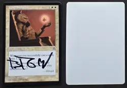 Signed MTG Magic Brom Artist Proof _ Stronghold _ CONTEMPLATION _ VHTF 1/50! - Image 1