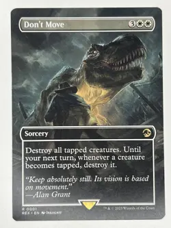 Don't Move (Borderless) R Universes Beyond: Jurassic World Collection 1 NM - Image 1