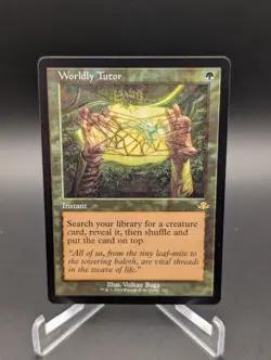 Worldly Tutor (Retro Frame) Dominaria Remastered Regular - Image 1
