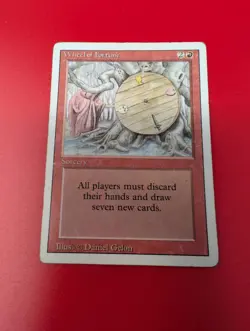 Wheel of Fortune Revised Edition MTG 1994 Magic Reserved List MP - Image 1