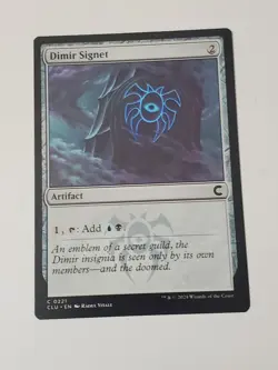 MTG - Dimir Signet - Ravnica: Clue Edition Regular Artifact Mana Rock - Image 1