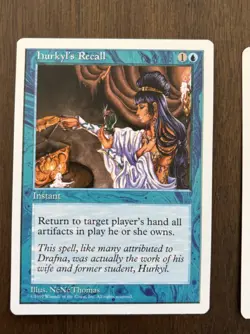 3x Hurkyl's Recall - Core Set 5th Edition 5ED - Magic The Gathering MTG - NM - Image 2