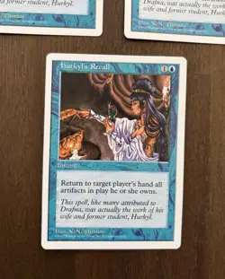 3x Hurkyl's Recall - Core Set 5th Edition 5ED - Magic The Gathering MTG - NM - Image 4