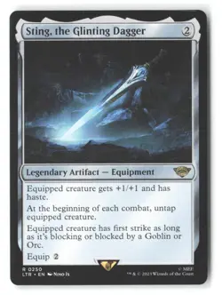 The Lord of the Rings: Tales of Middle-earth #250 Sting, the Glinting Dagger - Image 1