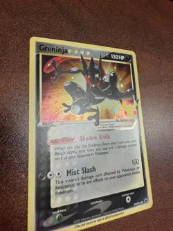 Pokemon TCG Greninja Gold Star SWSH144 Celebrations Black Star Promo With Swirl! - Image 2