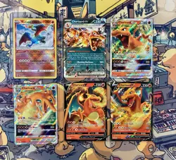 Pokemon Card Tcg Charizard Vstar / V Lot Of 6 Nm-Mint !!! - Image 1