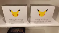 Pokemon TCG: 25th Anniversary Celebrations Elite Trainer Box (2021) *TWO* 820650809439 - Image 1