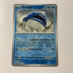 Dondozo 55/182 Paradox Rift Reverse Holo Uncommon Pokemon TCG - Image 1