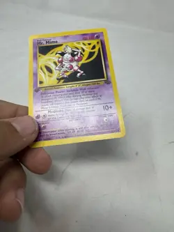 Pokemon TCG Jungle Mr. Mime 22/64 1st Edition Non-Holo Rare LP - Image 2