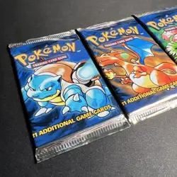 Pokemon 1999 Base Set Unlimited Sealed Art Set Booster Packs Thick Font - Image 3