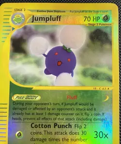 Pokemon TCG: Jumpluff Aquapolis #17/147 Reverse Holo MP Condition - Image 3