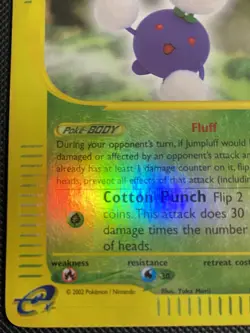 Pokemon TCG: Jumpluff Aquapolis #17/147 Reverse Holo MP Condition - Image 5