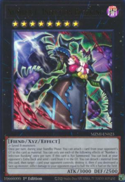 Number 1: Infection Buzzking - MZMI-EN023 - Ultra Rare 1st Edition NM yugioh - Image 1