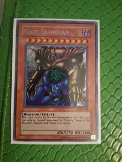 Yu-Gi-Oh #MRD-EN000 Gate Guardian Secret Rare - Image 1