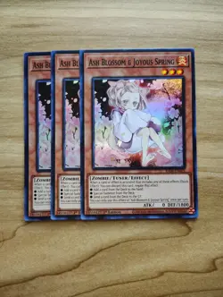 Yu-Gi-Oh - Ash Blossom & Joyous Spring 3X - Super Rare / Holo - RA04-EN025 - Image 1