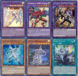 Yugioh Complete Neo-Spacian Deck! Elemental Hero Shining Neos S **HOT** + Bonus - Image 1