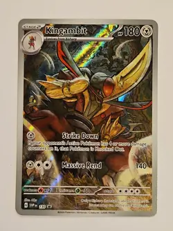 Kingambit 130 Sv: Scarlet & Violet Promo Cards Holo NM - Image 1