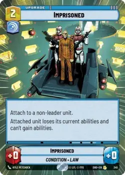 Imprisoned (Hyperspace) (Star Wars Unlimited) Foil - Image 1