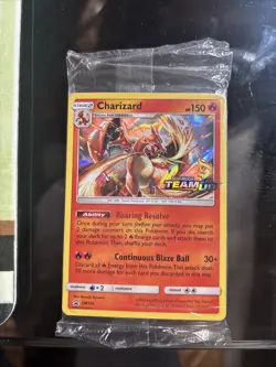 Pokemon TCG Charizard Team Up Card Holo Rare #14/181 - Image 1