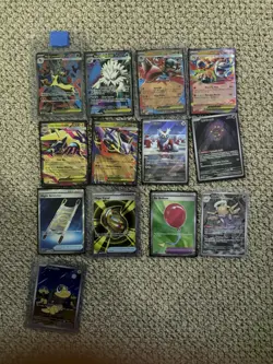 Pokemon Mega Evolution Full Art Illustration Rare & EX Card Lot Mega Lucario - Image 1