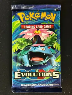 Pokemon Card - Evolutions - XY - 10 Card Booster Pack New - Image 1