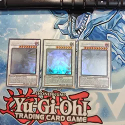 Yugioh 3 Cards Black Winged Power Tool Majestic Red Ghost Rare France - Image 1