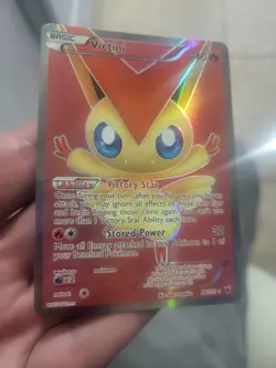 Pokemon TCG Victini Noble Victories Full Art Ultra Rare Card 98/101 - Image 1