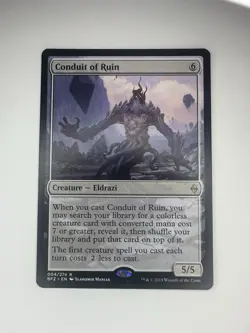 Conduit of Ruin - Battle for Zendikar (BFZ) - Rare Eldrazi - NM- Magic MTG Card - Image 1