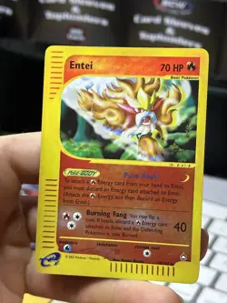 Entei 10/147 Aquapolis 2002 Reverse Holo E-Series Vintage Pokemon Card TCG - Image 5