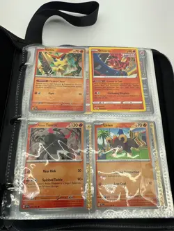 Pokemon Electric Card Lot Raichu Binder 100+ Lightning Type Bulk Non-Holo Set - Image 4