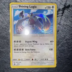 Pokemon TCG Shining Lugia SM82 Holo Rare Sun & Moon Promo Card - Image 1