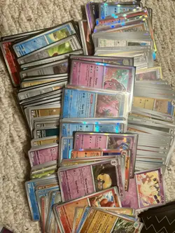 Pokemon Card Mixed Lot of Halo/reverse Halo, Rare, Common , Uncommon Lots NM - Image 1